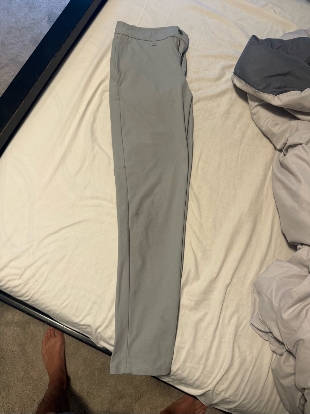 Lululemon Fundamental Light Gray Men's Pant 30x32 slim